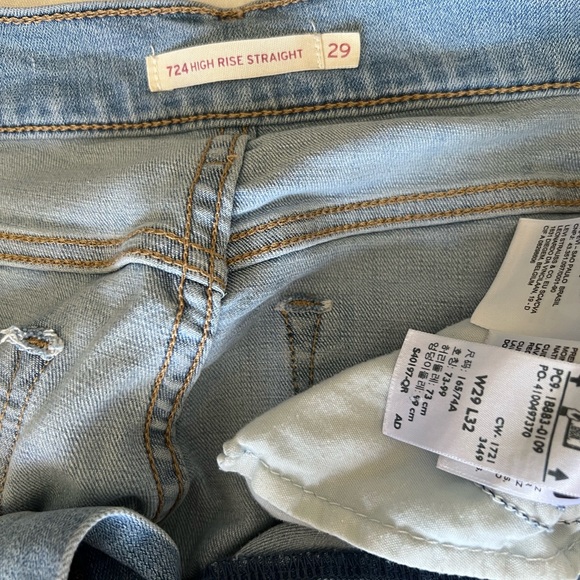 Levi’s High Rise Straight Jeans - Picture 3 of 4